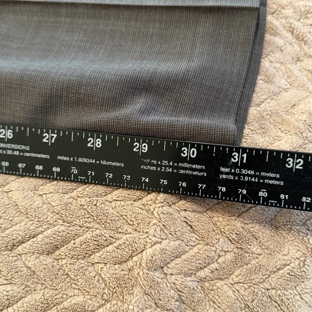 Savane Mens 40x32 Pants Classic No Iron Chinchilla Formal Business Dress Pant